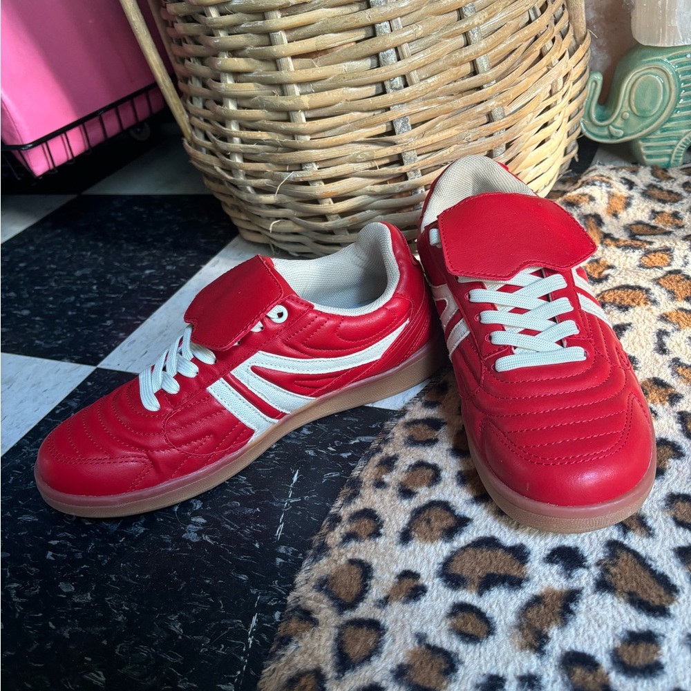 Steve Madden Red Sneakers